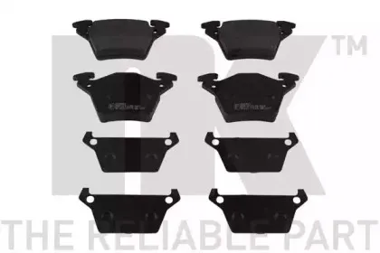 223341 NK Комплект тормозных колодок, дисковый тормоз