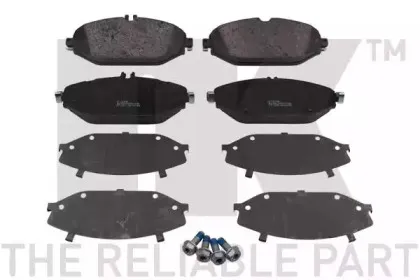 223380 NK Комплект тормозных колодок, дисковый тормоз