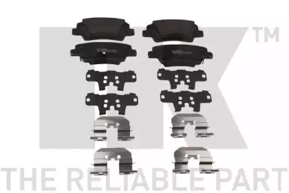 223442 NK Комплект тормозных колодок, дисковый тормоз