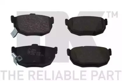 223518 NK Комплект тормозных колодок, дисковый тормоз