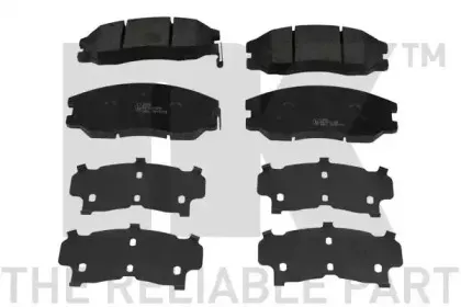 223638 NK Комплект тормозных колодок, дисковый тормоз