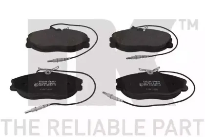 223730 NK Комплект тормозных колодок, дисковый тормоз