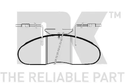 223923 NK Комплект тормозных колодок, дисковый тормоз