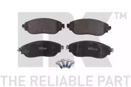 223972 NK Комплект тормозных колодок, дисковый тормоз