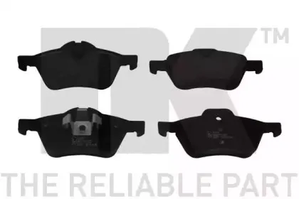 224020 NK Комплект тормозных колодок, дисковый тормоз