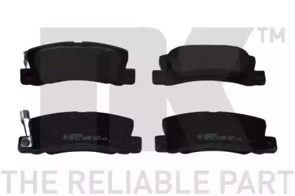 224551 NK Комплект тормозных колодок, дисковый тормоз