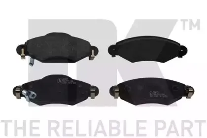 224570 NK Комплект тормозных колодок, дисковый тормоз