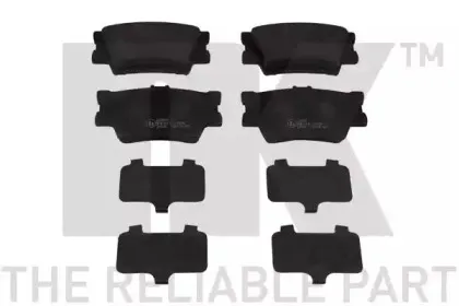 224577 NK Комплект тормозных колодок, дисковый тормоз