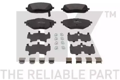 224599 NK Комплект тормозных колодок, дисковый тормоз