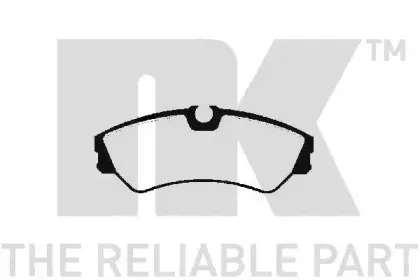 224728 NK Комплект тормозных колодок, дисковый тормоз