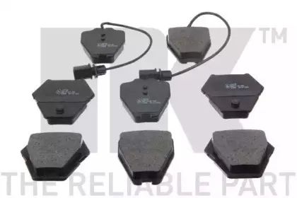 224780 NK Комплект тормозных колодок, дисковый тормоз