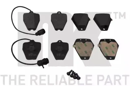 224790 NK Комплект тормозных колодок, дисковый тормоз