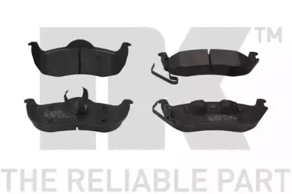 229334 NK Комплект тормозных колодок, дисковый тормоз