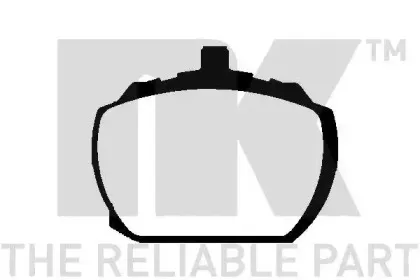 229922 NK Комплект тормозных колодок, дисковый тормоз