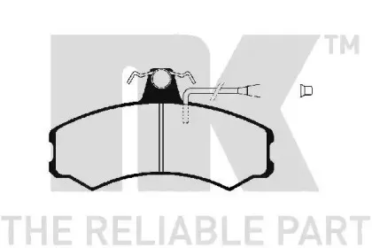 229940 NK Комплект тормозных колодок, дисковый тормоз