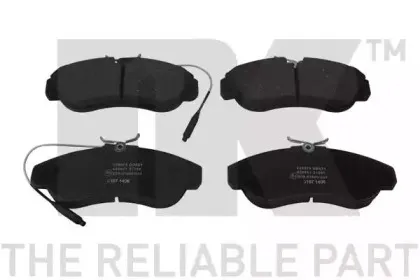 229975 NK Комплект тормозных колодок, дисковый тормоз