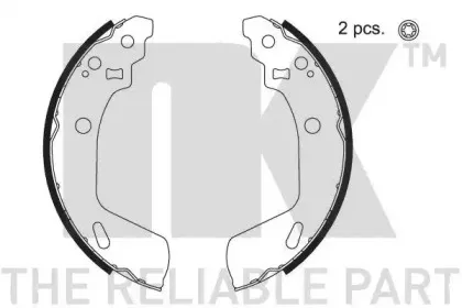 2752813 NK Комплект тормозных колодок