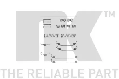 7919835 NK Комплектующие, тормозная колодка