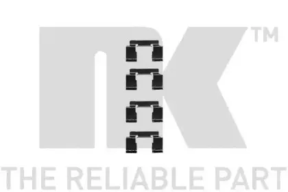 7922235 NK Комплектующие, колодки дискового тормоза