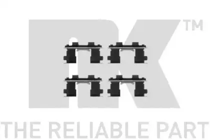 7922253 NK Комплектующие, колодки дискового тормоза