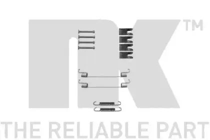 7922827 NK Комплектующие, тормозная колодка