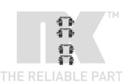 7923257 NK Комплектующие, колодки дискового тормоза