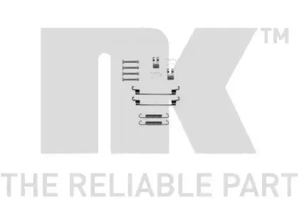 7923783 NK Комплектующие, тормозная колодка