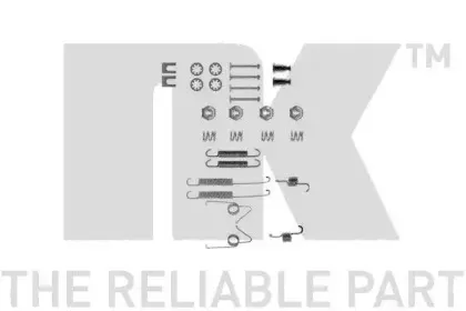 7925614 NK Комплектующие, тормозная колодка