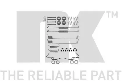 7925641 NK Комплектующие, тормозная колодка