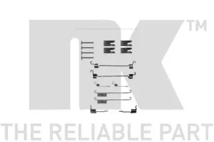 7925731 NK Комплектующие, тормозная колодка