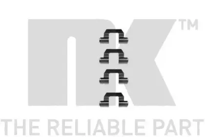 7930077 NK Комплектующие, колодки дискового тормоза