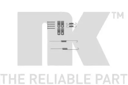 7930888 NK Комплектующие, тормозная колодка