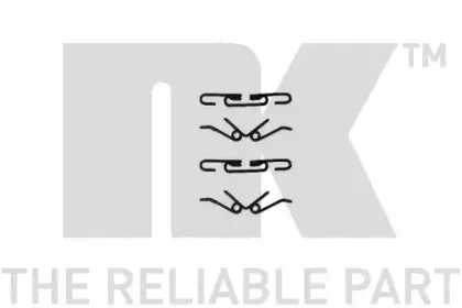 7933220 NK Комплектующие, колодки дискового тормоза