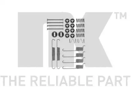 7933715 NK Комплектующие, тормозная колодка