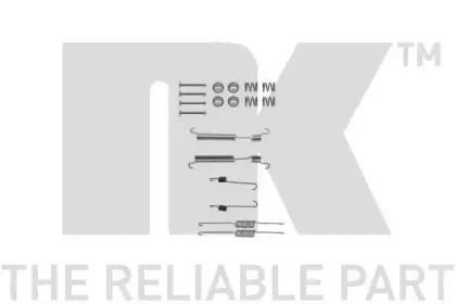 7934822 NK Комплектующие, тормозная колодка