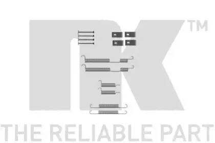 7935844 NK Комплектующие, тормозная колодка