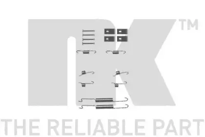 7935863 NK Комплектующие, тормозная колодка