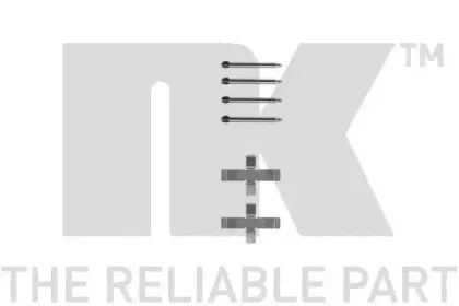 7936076 NK Комплектующие, колодки дискового тормоза