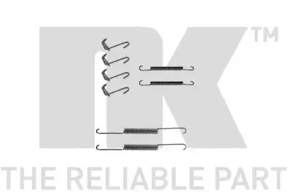 7936563 NK Комплектующие, тормозная колодка