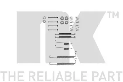 7936629 NK Комплектующие, тормозная колодка