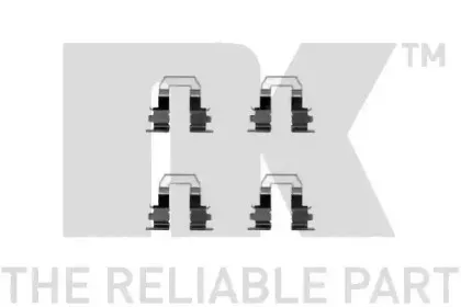 7945255 NK Комплектующие, колодки дискового тормоза