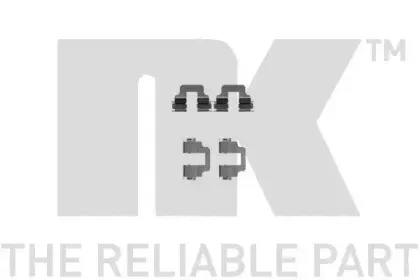 79481712 NK Комплектующие, колодки дискового тормоза