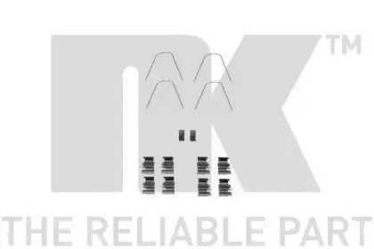 7952651 NK Комплектующие, колодки дискового тормоза