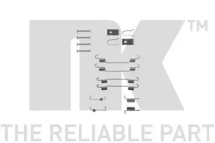 7952722 NK Комплектующие, тормозная колодка