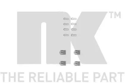 7999055 NK Комплектующие, колодки дискового тормоза