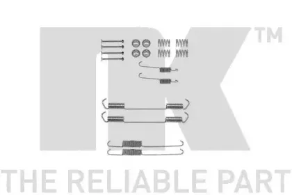 7999689 NK Комплектующие, тормозная колодка