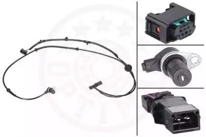 06-S291 OPTIMAL Датчик, частота вращения колеса