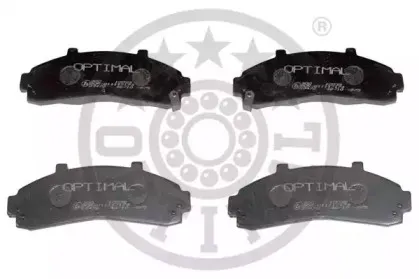 10038 OPTIMAL Комплект тормозных колодок, дисковый тормоз
