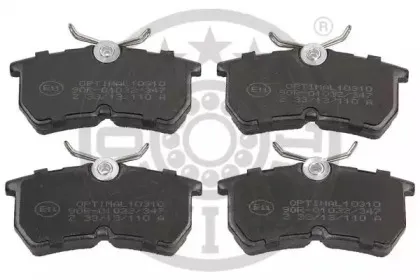 10310 OPTIMAL Комплект тормозных колодок, дисковый тормоз