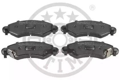 12082 OPTIMAL Комплект тормозных колодок, дисковый тормоз